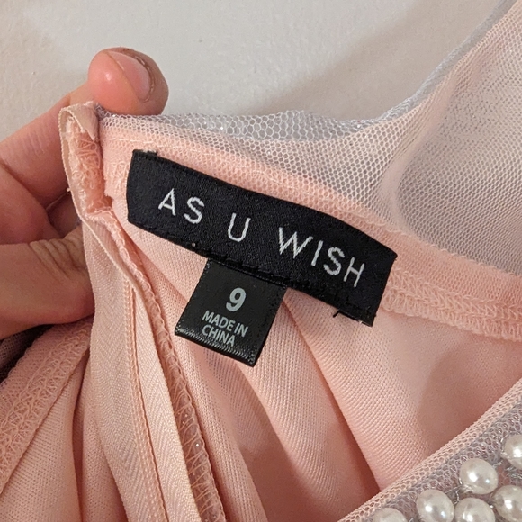 As U Wish Womens Chiffon A-line Dress - Picture 4 of 5